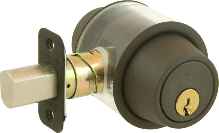 Schlage Deadbolt Double Cylinder, C Keyway, Keyed Alike – Grade 2 Oil Rubbed Bronze