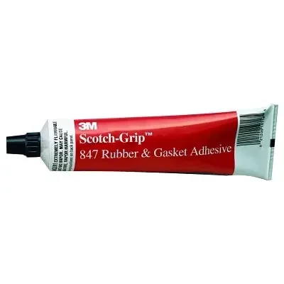 Scotch-Grip Rubber & Gasket Adhesive, 5 oz, Tube, Brown
