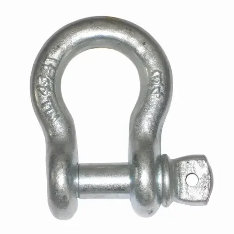 Screw pin shackle 1T 3/8