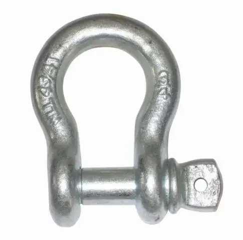 Screw pin shackle HDG 3/4ton 5/16