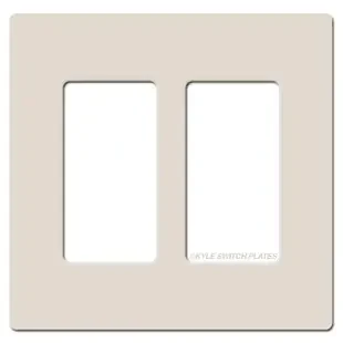 Screwless 2 Decor GFCI Plastic Wall Plate Lutron – Light Almond