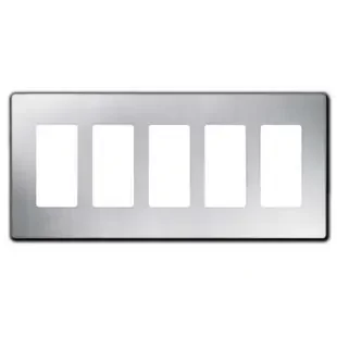 Screwless 5 Decor Switch & Outlet Cover Lutron – Stainless Steel