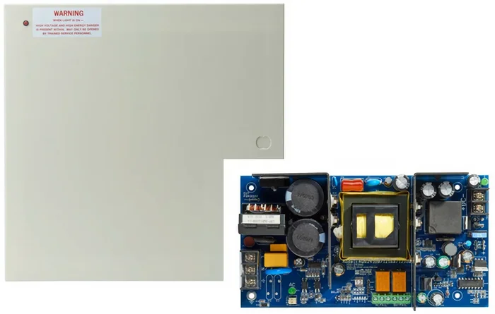 Securitron KIT – Single-Voltage Power Supply with Enclosure, 12VDC, 16 Amp, 16 Outputs