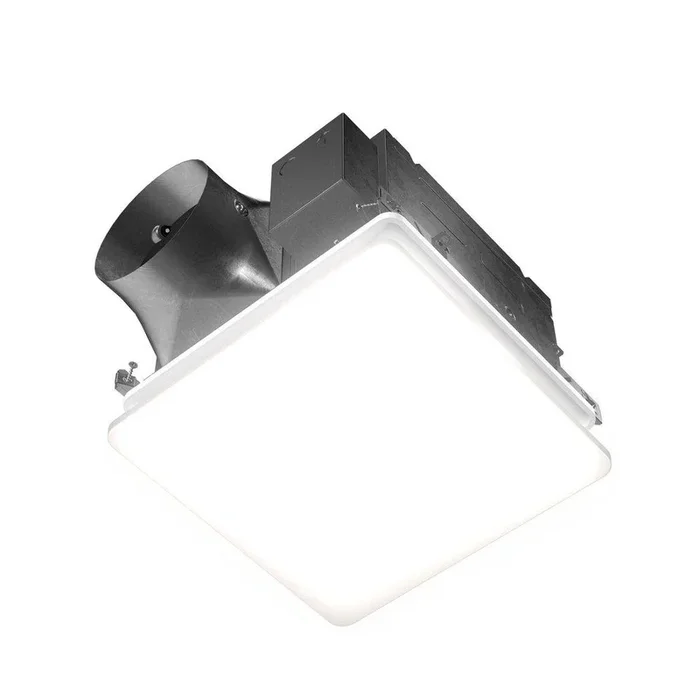 Selectable 110-130-150 CFM Ceiling Mount Bathroom Exhaust Fan with LED Light – Broan NuTone