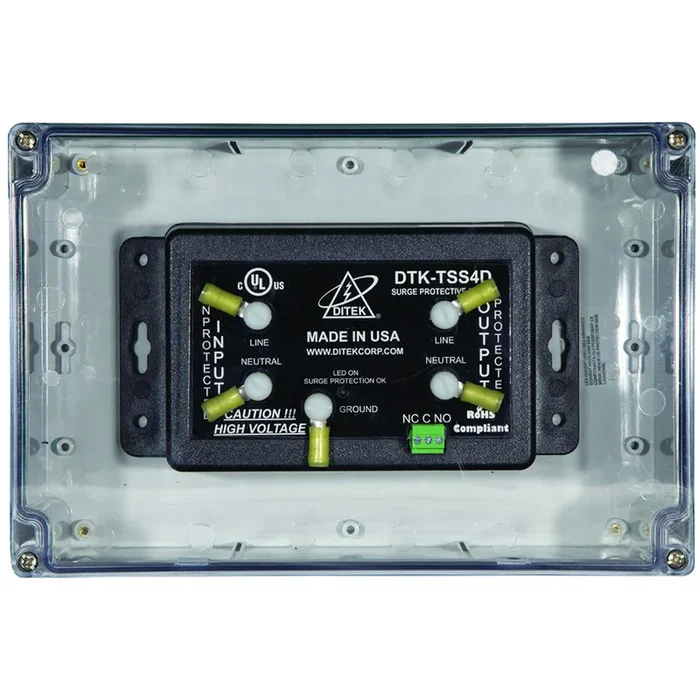 Series Connected Surge Protector with Dry Contacts – Ditek Sales