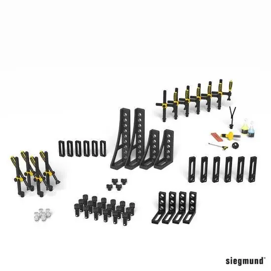 Set 2, 56 Piece Accessory Kit for Siegmund System 28 Welding Tables