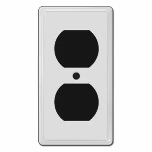 Short Narrow 4″ X 2.25″ Duplex Outlet Cover Plates