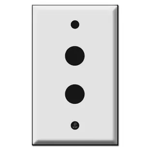Sierra Low Voltage 2 Push Button Switch Plates