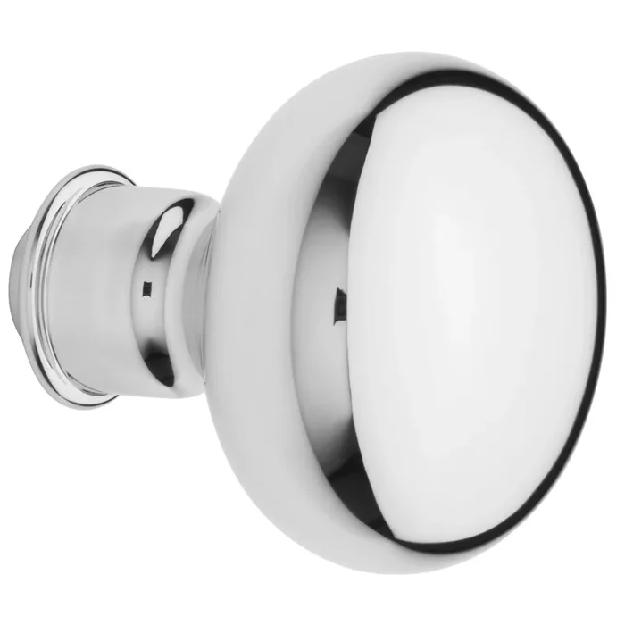 Single 5000 Knob Less Rose Bright Chrome Finish – Baldwin Estate