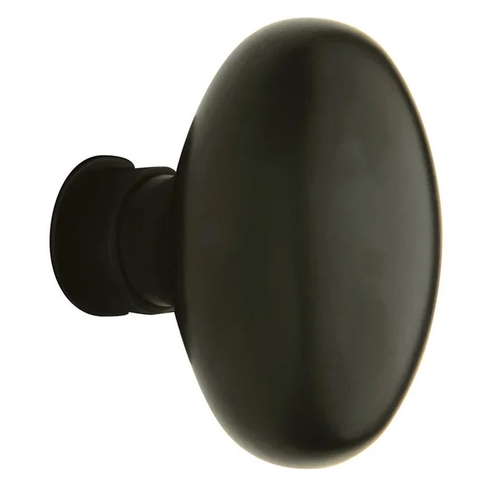 Single 5025 Knob Less Rose Satin Black Finish by Baldwin Estate