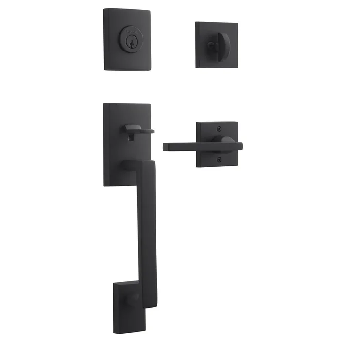 Single Cylinder La Jolla Handleset Square Lever – Baldwin Reserve