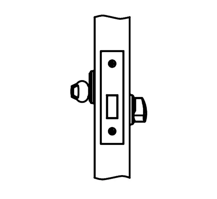Single Cylinder Mortise Deadlock L4 Keyway Satin Chrome Finish – Corbin Russwin