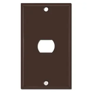 Single Despard Switch Cover – Brown