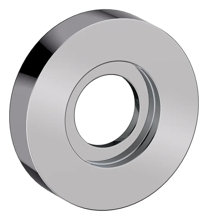 Single Dummy 1-3/4″ Rose Bright Chrome Finish by Baldwin Estate