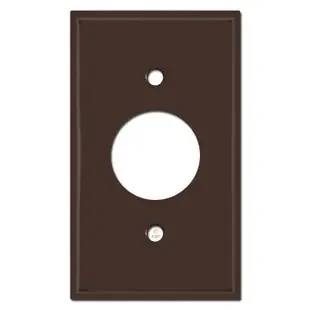 Single Electrical Plug Covers – Brown