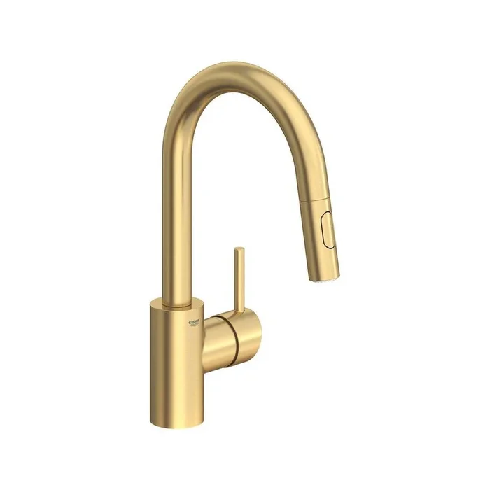 Single Handle Pull Down Bar Faucet in Brushed Cool Sunrise – American Standard