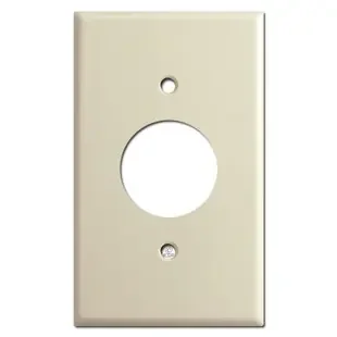 Single Plug Wall Plate – Ivory