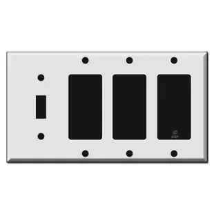 Single Toggle – Triple Rocker Switch Plate Covers