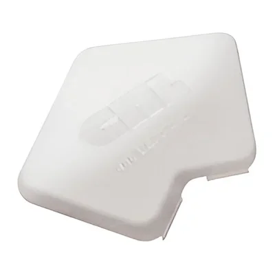 Sky White Rectangular AWS Post Cap for 135 Degree Center Post – C.R. Laurence