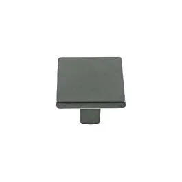 Skylight 1-1/4 Inch (32mm) Diameter Matte Black Cabinet Hardware Knob