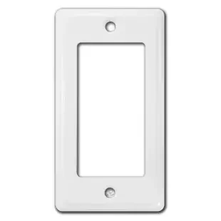 Small Rocker GFCI Wall Plate 4″ X 2.25″ – White