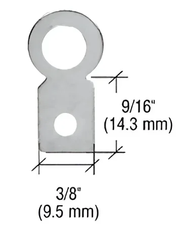 Small Round Eyelet Flat Metal Type Hangers – C.R. Laurence