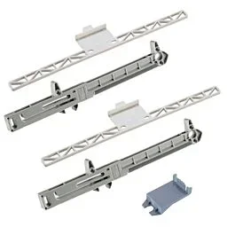 Soft Close Cabinet Drawer Damper / Adapter for Metal Drawers (White), 2 Pack