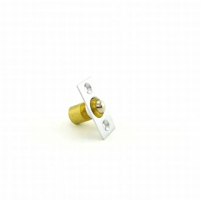 Solid Brass Adjustable Ball Catch – Satin Chrome Finish by Ives Commercial