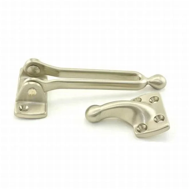 Solid Brass Door Guard Satin Nickel Finish – Ives Commercial
