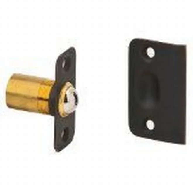 Solid Brass Round Corner Ball Catch – Oil Rubbed Bronze Finish by Ives Commercial