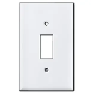 Somfy Retractable Window Covering Switch Plate – White