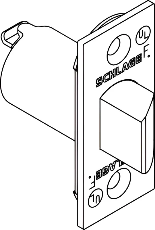 Springlatch 2-3/4in Square A/AL Series by Schlage Lock Company