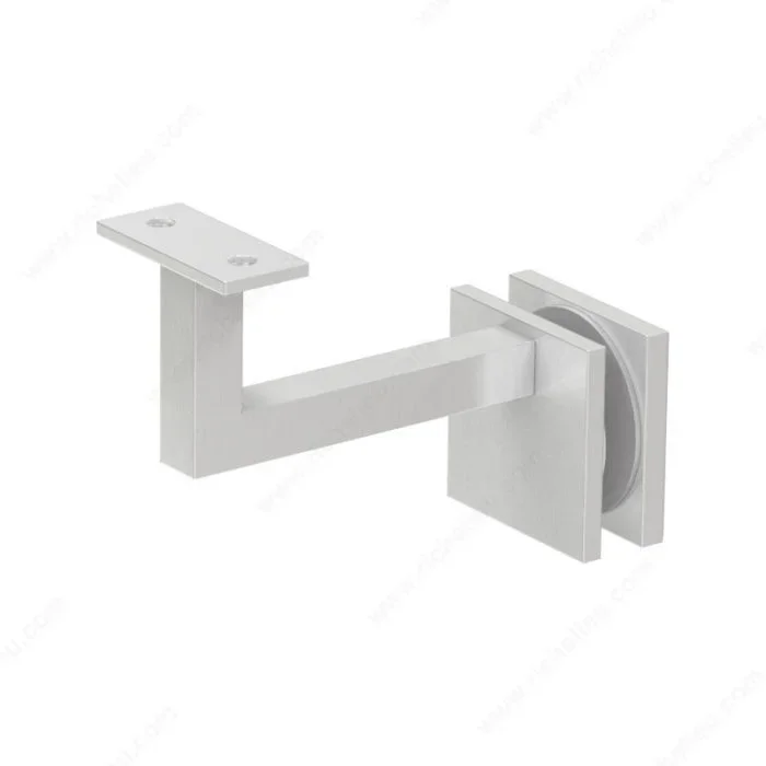 Square Glass Mount Fixed Bracket by Richelieu
