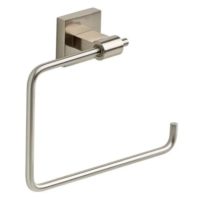 Square Open Towel Ring in Satin Nickel – Liberty Hardware