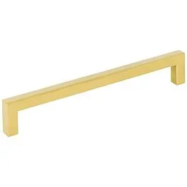 Stanton Style 6-5/16 Inch (160mm) Center to Center, Overall Length 6-5/8 Inch Brushed Gold Bar Pull/Handle