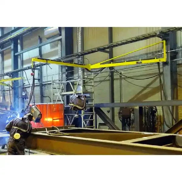 Steelmax Wall Mounted Pivot Joint MIG Wire Feeder Boom