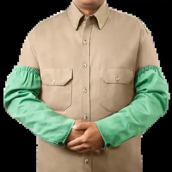 Steiner 9 oz FR Cotton Sleeves – Standard Elastic Top, Snap Wrist Closure