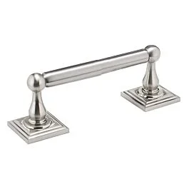 Stratton Transitional Brushed Nickel Bathroom Tissue Toilet Paper Holder