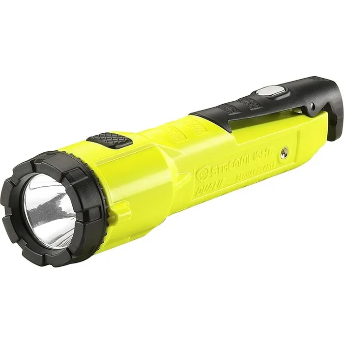 Streamlight 68793 7″ DUALIE® Multi-Function, Intrinsically Safe, Rechargeable Flashlight with Optional Magnetic Clip