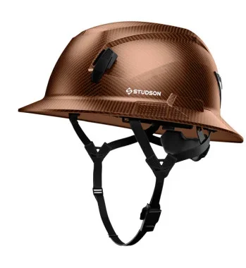 Studson SHK-1 Non-Vented Full Brim Class E Type II – Fiber Metal Safety Helmet