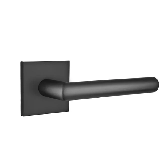 Stuttgart Lever Left Hand Privacy Door Handle – Flat Black Finish