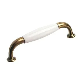 Sumo 3-3/4 Inch Center To Center Antique Brass Cabinet Pull / Handle