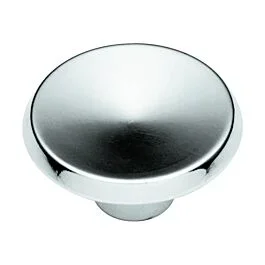 Sunnyside Style Cabinet Hardware Knob, Polished Chrome 1-1/2 Inch Diameter.