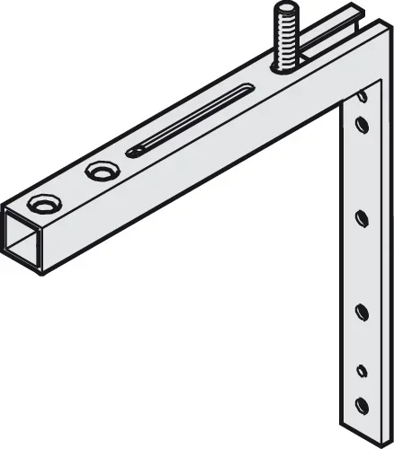 Suspension Bracket with Carrier Plate, Hanger Bolt, M12 by Hafele