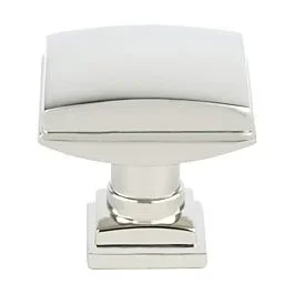 Tailored Traditional 1-1/4″ (32mm) Overall Length Polished Nickel Knob