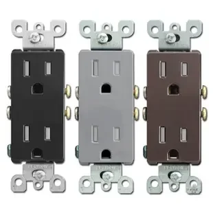 Tamper Resistant 15A Decora Electrical Outlets Leviton T5325