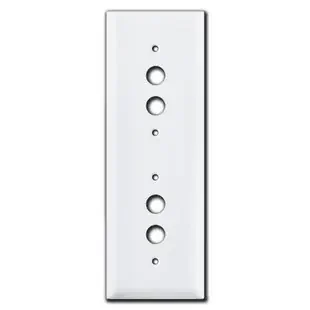 Tandem Stacked 2 Push Button Switch Plate on 4‘‘ Centers