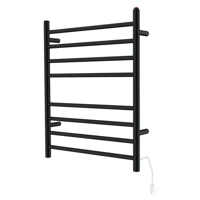 Templeton Wall Mount Hardwired or Plug-In Towel Warmer – Matte Black by Kingston Brass