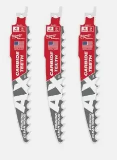 THE AX SAWZALL PRUNING BLADE W/CARBIDE 3T 9L 3/PKG