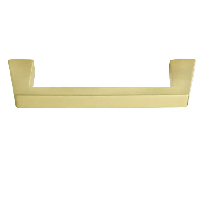 Tiburon Pull, Satin Brass – Decorative Door and Cabinet Hardware by BHP